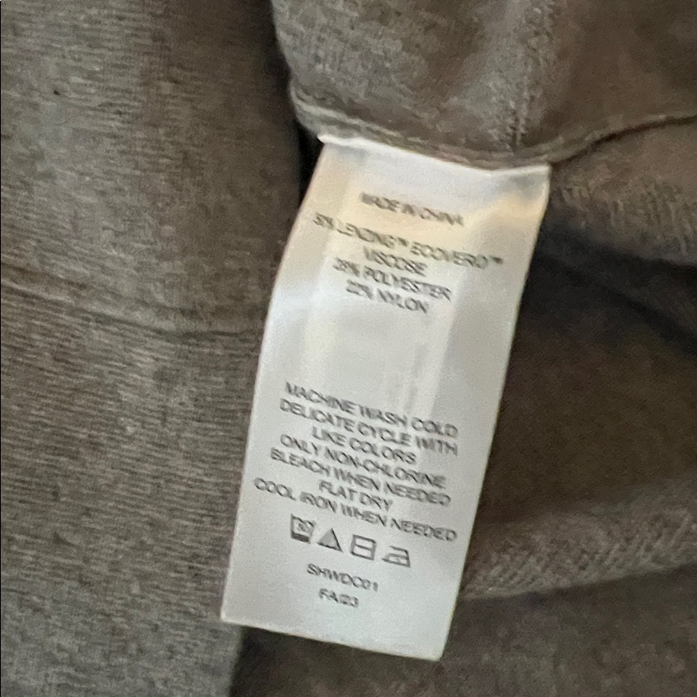 Quince Milano Stitch Pullover Hoodie Heather Grey small - Picture 2 of 6